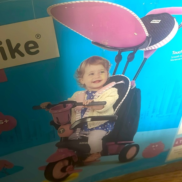 Pink Tricycle with Handle